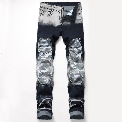 Fashionable Washed Denim Jeans For Men's GlamzLife