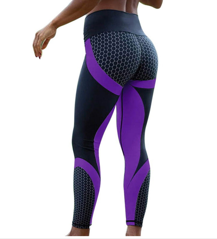 Fitness Slim Tights Gym Sports Legging | Purple | GlamzLife