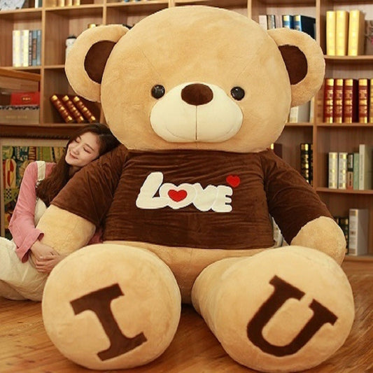 Heart Bear Pillow Plush Soft Toy | GlamzLife