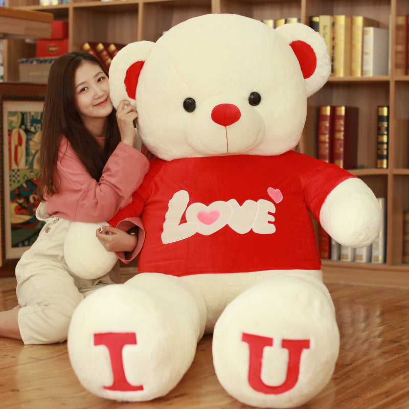Heart Bear Pillow Plush Soft Toy | GlamzLife