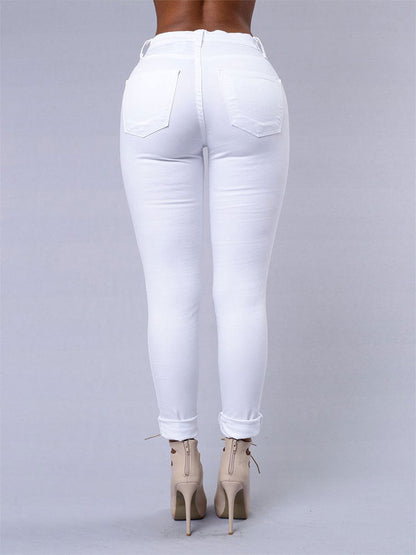 High Quality Casual High Waist Skinny Jeans | | GlamzLife