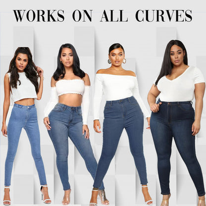 High Rise Waist Skinny Slim Fit Jeans | | GlamzLife