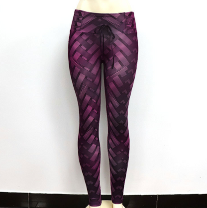 High Waist Cress-Cross Belt Yoga Workout Leggings | | GlamzLife