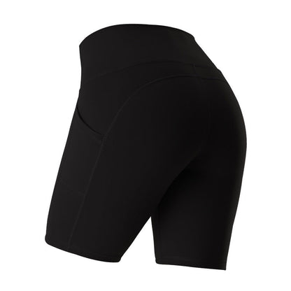 High Waist Fitness Gym Leggings With Pockets | Black | GlamzLife