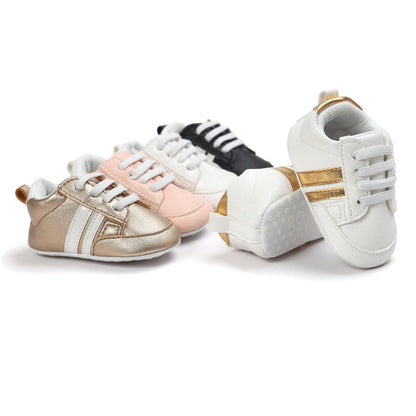 Infant PU Leather Non-slip Soft Sneakers | GlamzLife