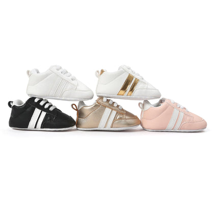 Infant PU Leather Non-slip Soft Sneakers | GlamzLife