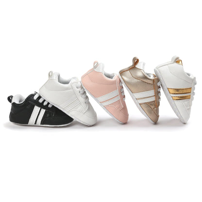 Infant PU Leather Non-slip Soft Sneakers | GlamzLife