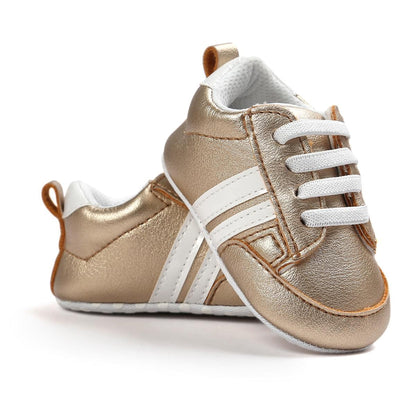 Infant PU Leather Non-slip Soft Sneakers | GlamzLife