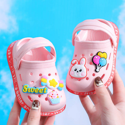 Kid's Cartoon Cave Hole Sandals | GlamzLife