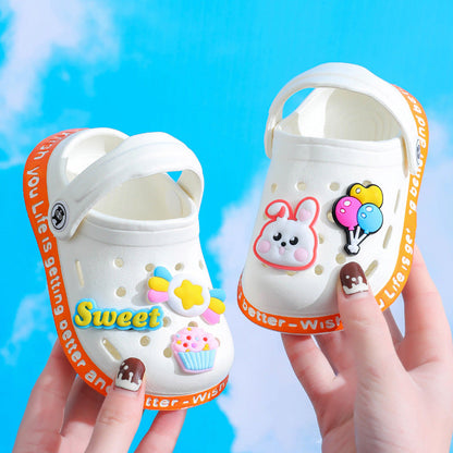 Kid's Cartoon Cave Hole Sandals | GlamzLife