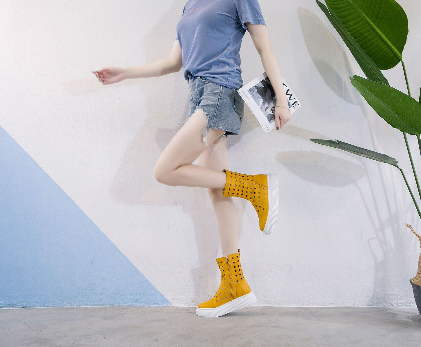 Ladies Fashion Personality Breathable Platform Shoes | GlamzLife