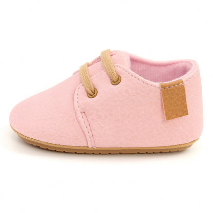 Luxury Soft Leather Rubber Sole Toddler Shoes GlamzLife