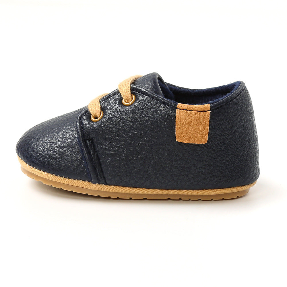 Luxury Soft Leather Rubber Sole Toddler Shoes GlamzLife