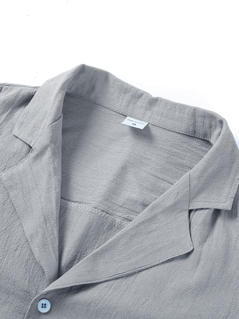 Men's Casual Button Down Short Sleeve Shirt | GlamzLife