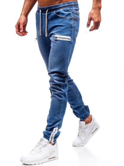 Men's Casual Denim Sports Jeans | GlamzLife