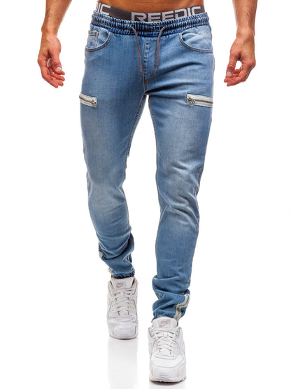 Men's Casual Denim Sports Jeans | GlamzLife