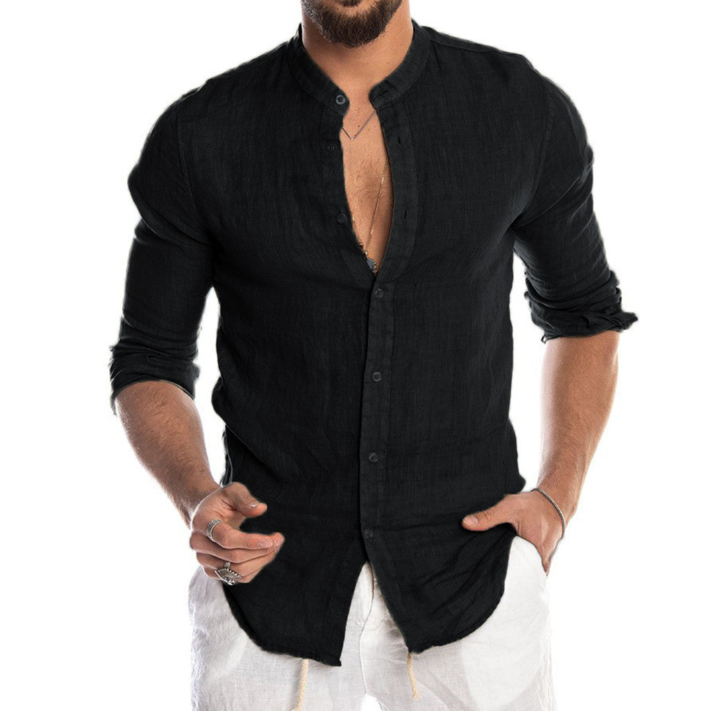 Men's Full Sleeves Solid Plain Shirt | GlamzLife