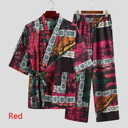 Men's Half Sleeve Printed Shirt With Pajama | GlamzLife