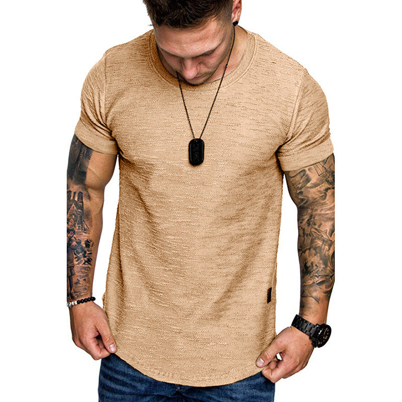 Men's Loose Round Neck Short Sleeve T-Shirt | GlamzLife