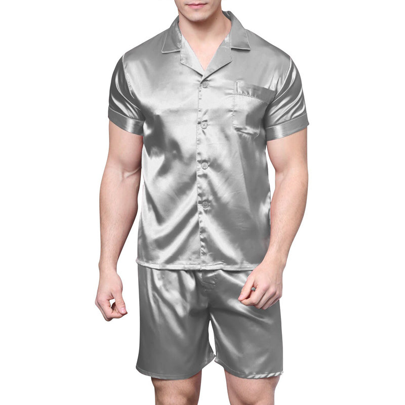 Men's Satin Silk Pajama Night Suit Set GlamzLife
