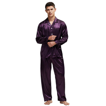 Men's Satin Silk Pajama Night Suit Set | GlamzLife