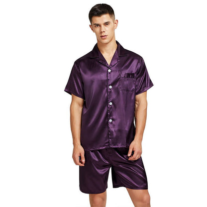 Men's Satin Silk Pajama Night Suit Set | GlamzLife