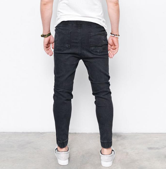 Men's Solid Color Fashionable Strachable Jeans GlamzLife