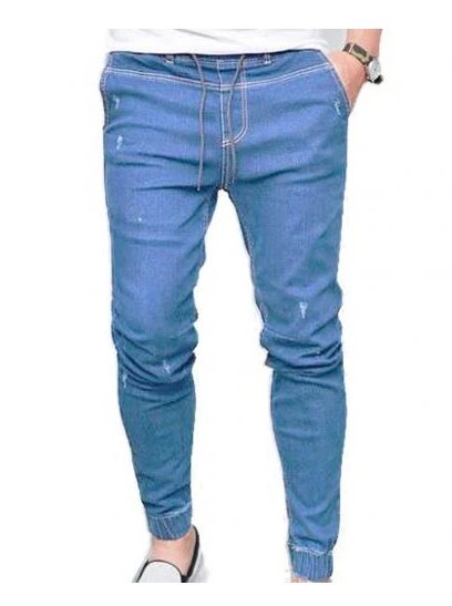 Men's Solid Color Fashionable Strachable Jeans GlamzLife