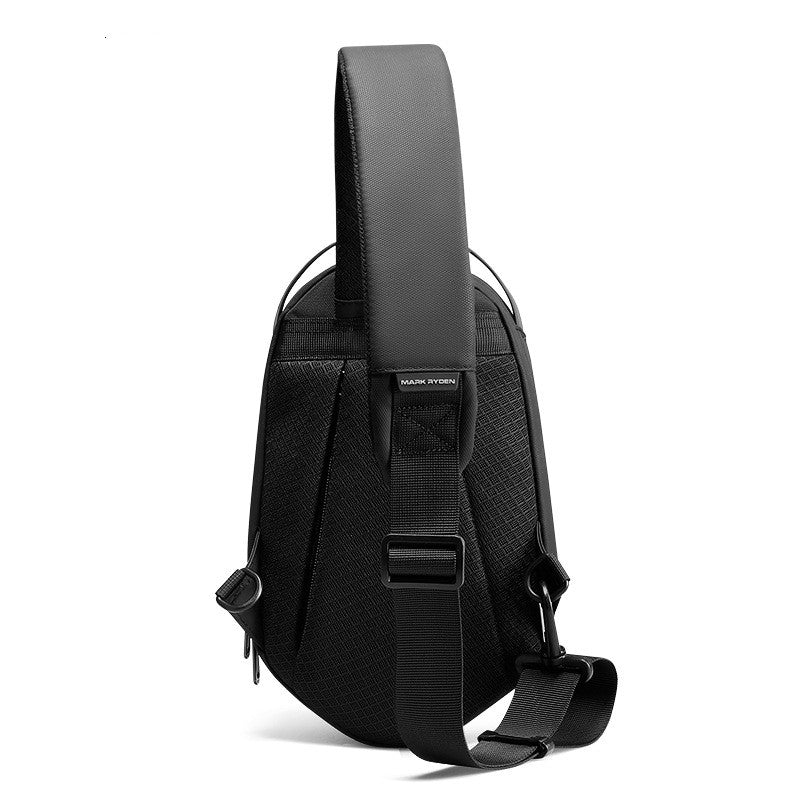 Men's Stereoscopic One Shoulder Casual Fashion Diagonal Straddle Chest Bag | GlamzLife