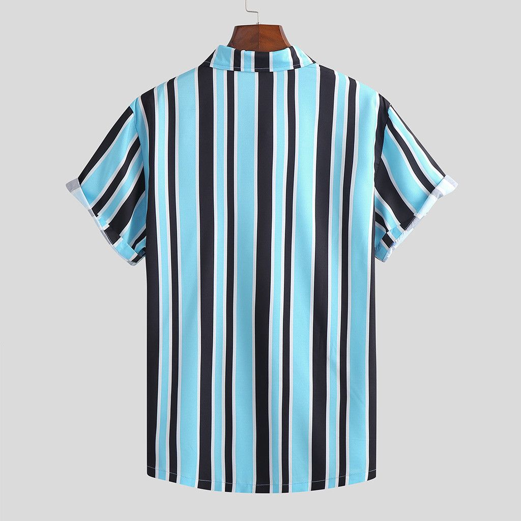 Men's Stripe Short Sleeves T-shirt GlamzLife
