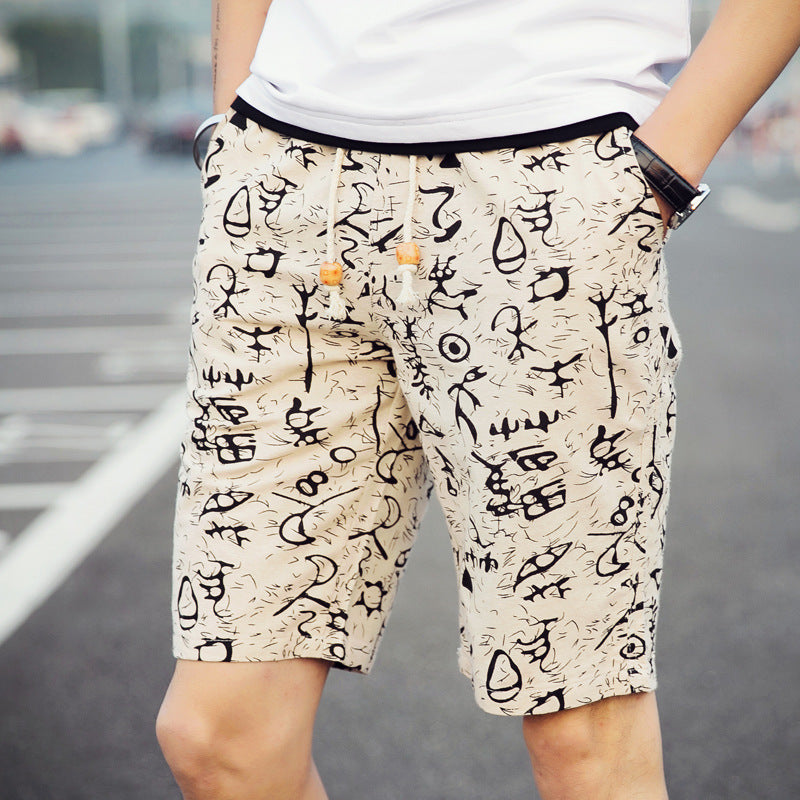 Men's Thin Printed Casual Shorts | GlamzLife