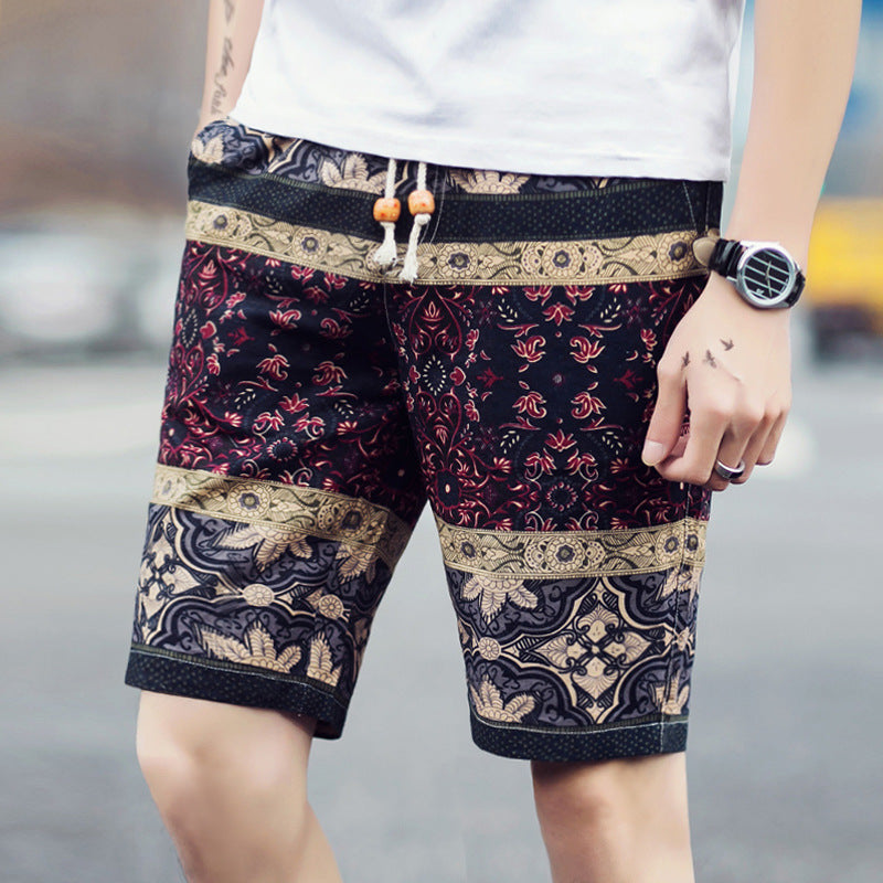 Men's Thin Printed Casual Shorts GlamzLife