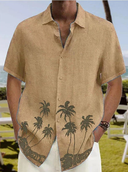 Men's Trendy Beach Wear Casual Short Sleeve Shirt | GlamzLife