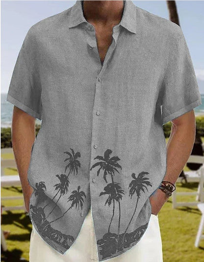 Men's Trendy Beach Wear Casual Short Sleeve Shirt | GlamzLife