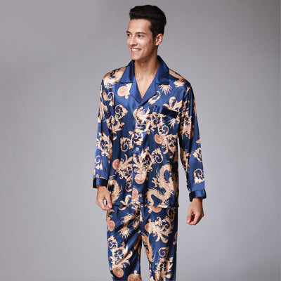 Men's Trendy Short Sleeved Trousers Pajama Set | GlamzLife