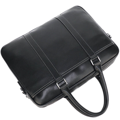 Men's leather portable briefcase file package | GlamzLife