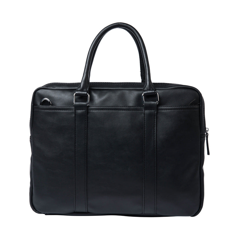 Men's leather portable briefcase file package | GlamzLife