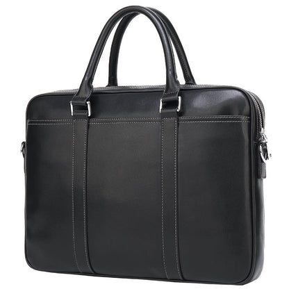 Men's leather portable briefcase file package | GlamzLife