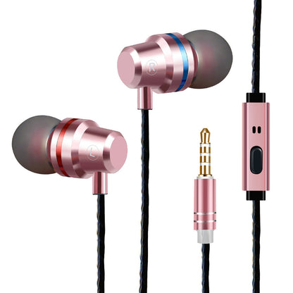 Metal Heat Tone In-ear Mobile Phone Headphones | GlamzLife