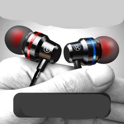 Metal Heat Tone In-ear Mobile Phone Headphones | GlamzLife