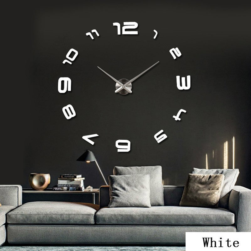 Modern Art Oversized Acrylic Wall Clock For Living Room GlamzLife