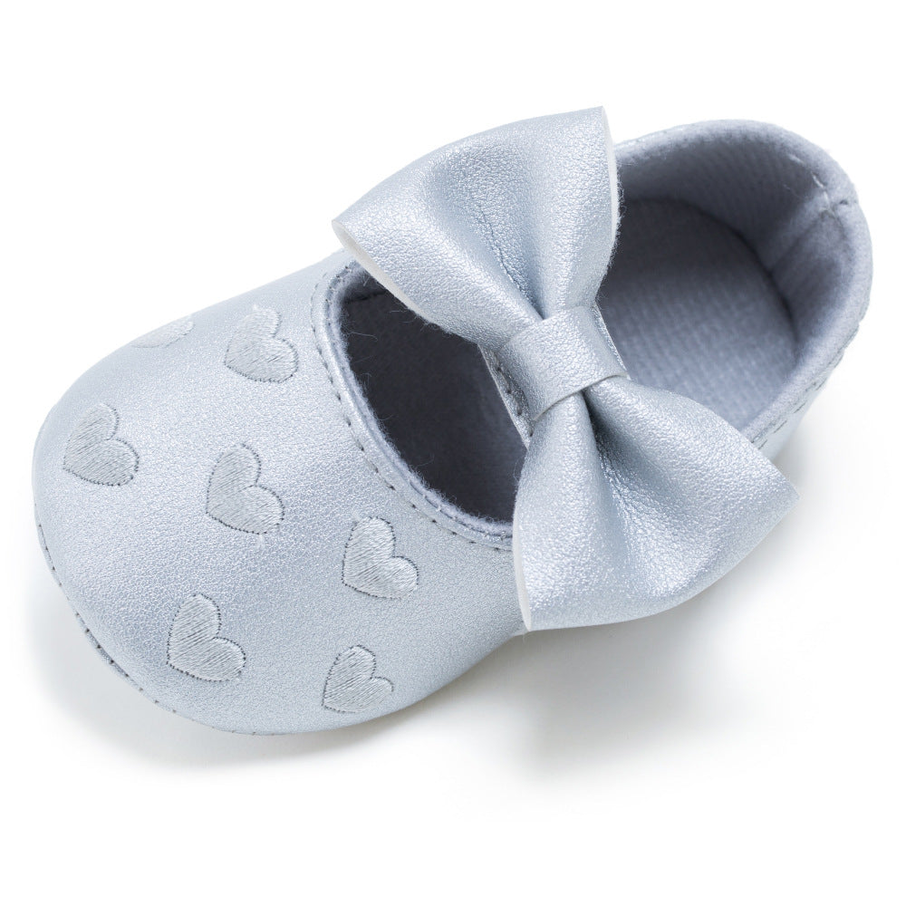 Newborn Baby Bow Knot Soft Bottom Shoes | GlamzLife