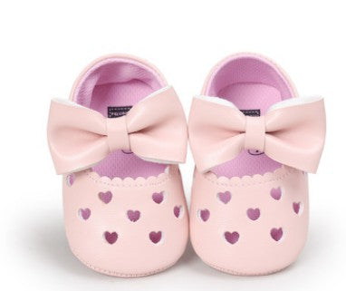 Newborn Baby Bow Knot Soft Bottom Shoes | GlamzLife