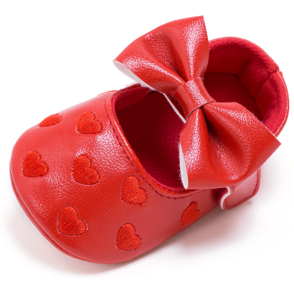 Newborn Baby Bow Knot Soft Bottom Shoes | GlamzLife