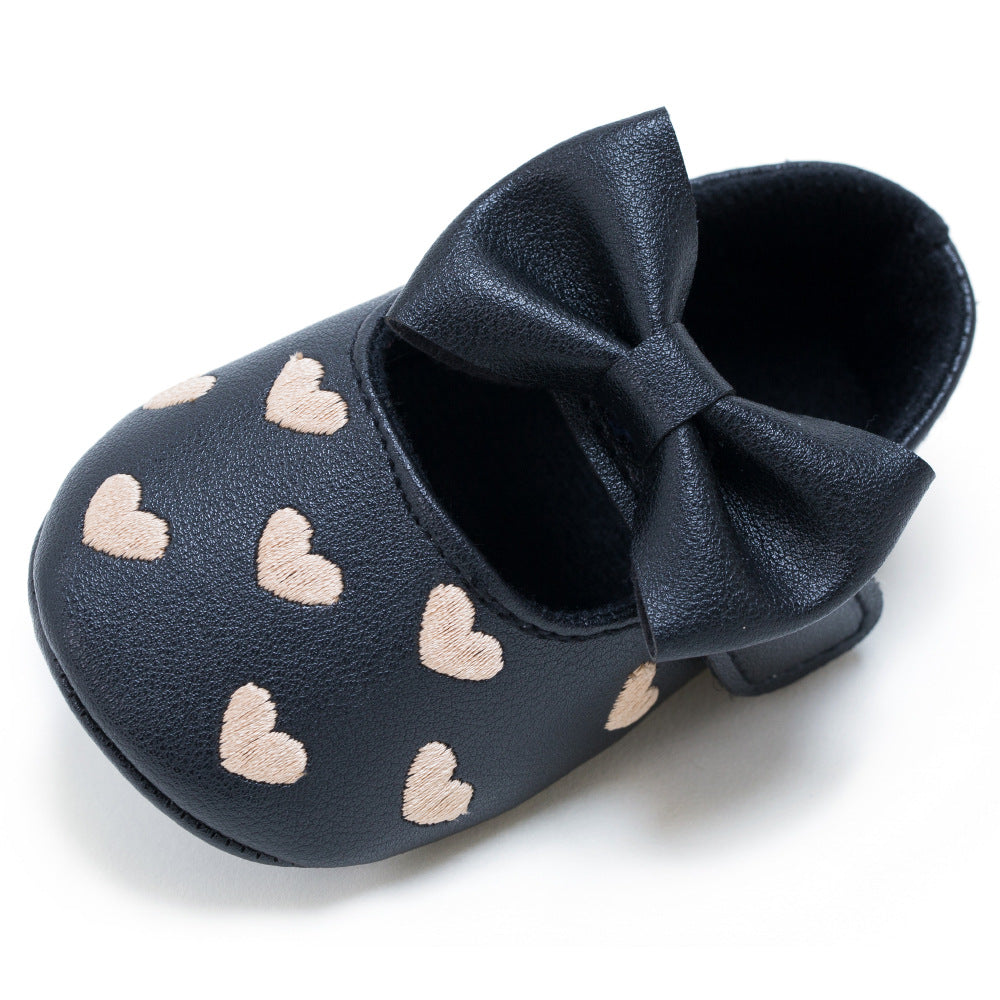 Newborn Baby Bow Knot Soft Bottom Shoes | GlamzLife