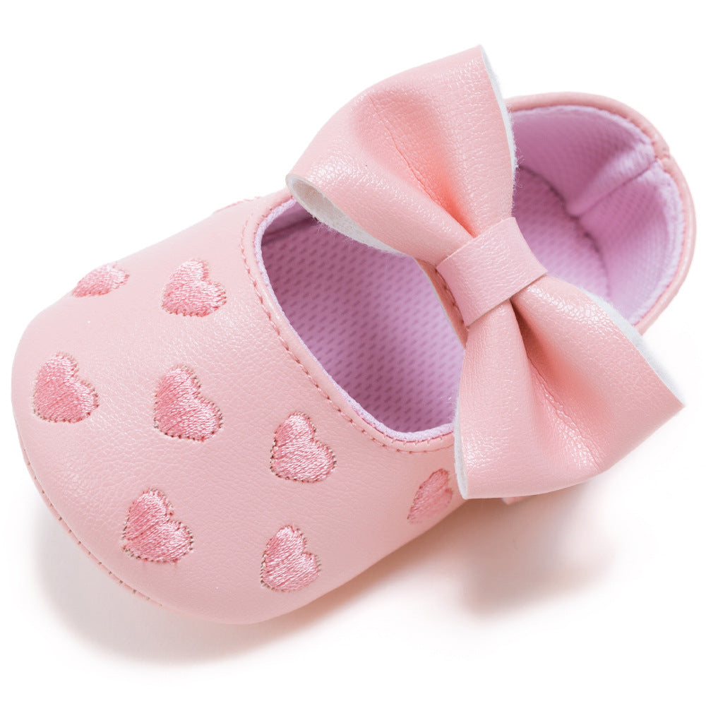 Newborn Baby Bow Knot Soft Bottom Shoes | GlamzLife