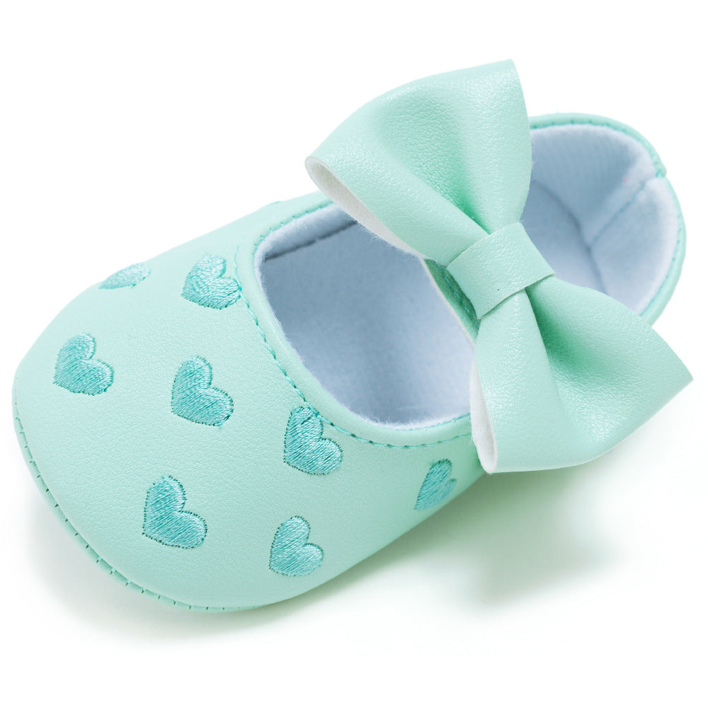 Newborn Baby Bow Knot Soft Bottom Shoes | GlamzLife