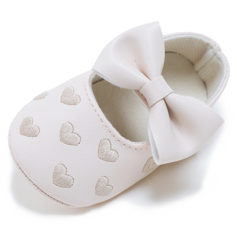 Newborn Baby Bow Knot Soft Bottom Shoes | GlamzLife