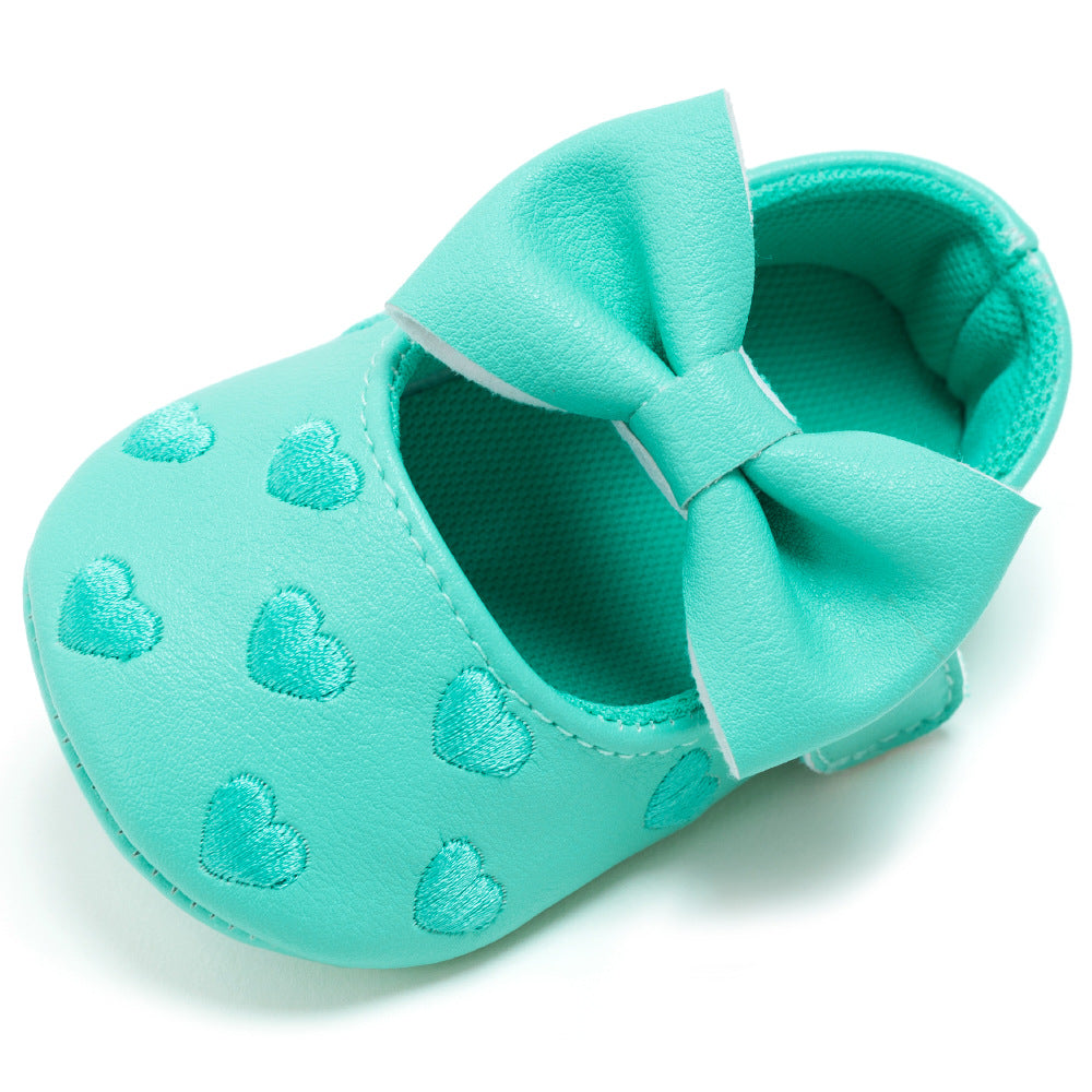 Newborn Baby Bow Knot Soft Bottom Shoes | GlamzLife