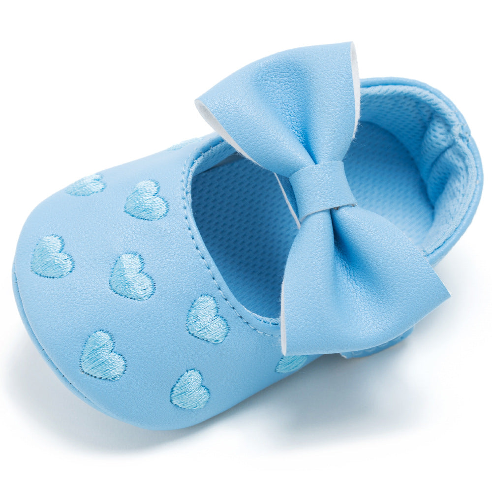 Newborn Baby Bow Knot Soft Bottom Shoes | GlamzLife